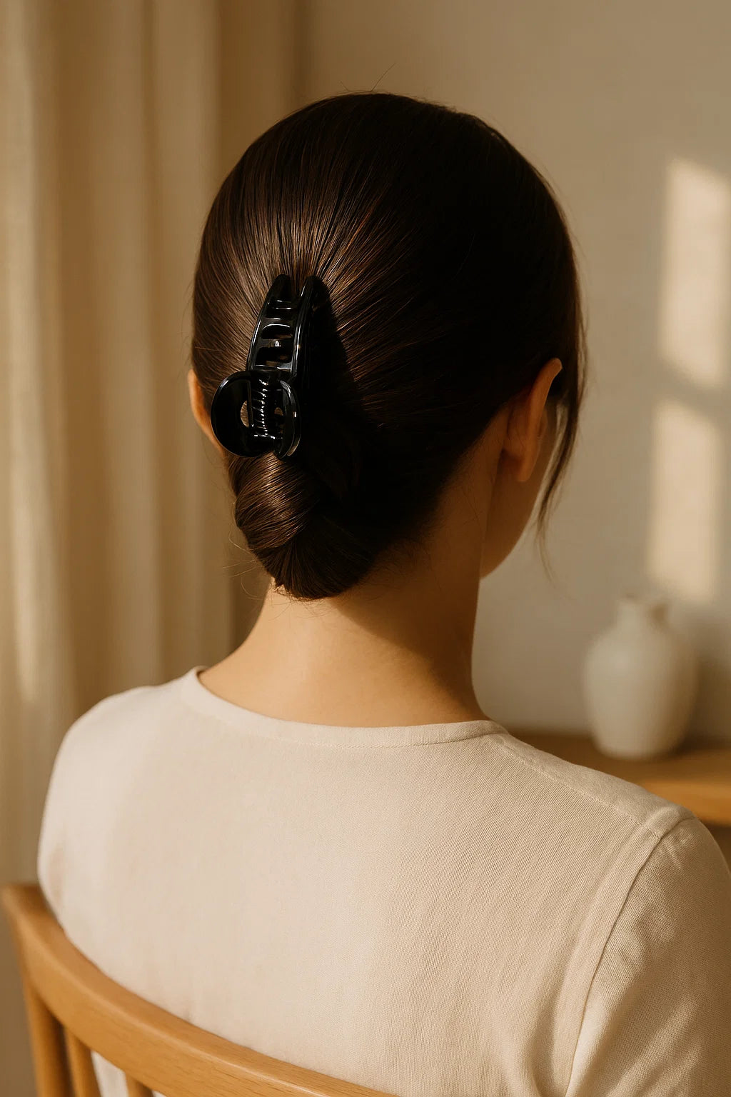 Classic Noir Acrylic Claw Clip