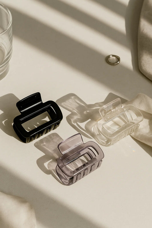 City Lights Acrylic Claw Clip Trio