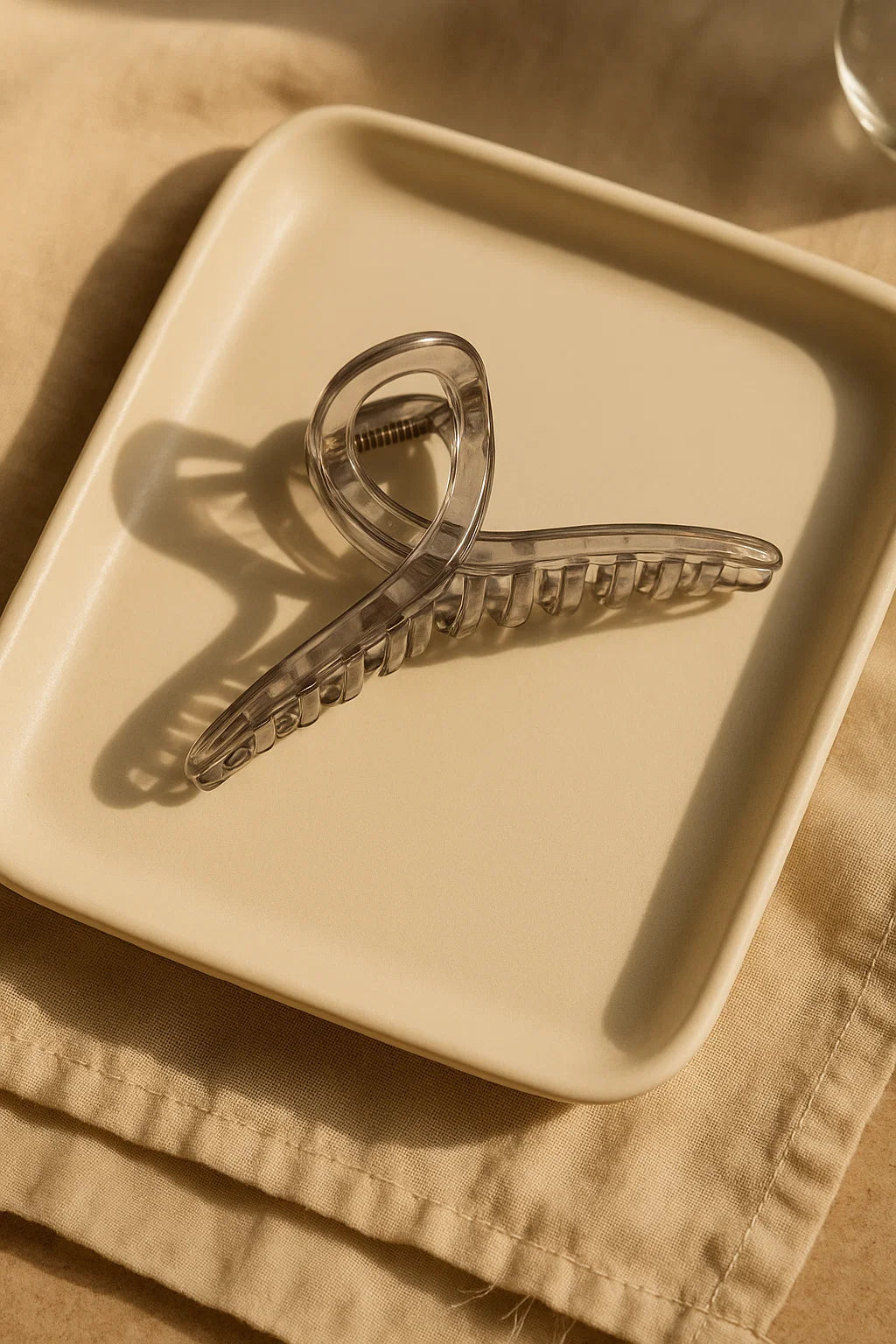 Smoky Sway Translucent Acrylic Claw Clip