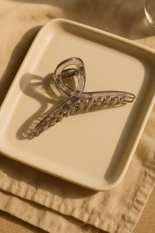Smoky Sway Translucent Acrylic Claw Clip
