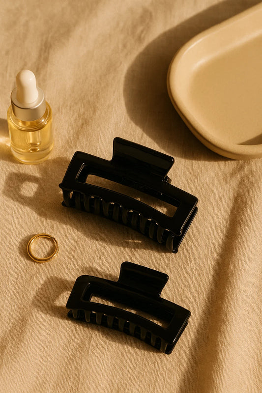 Classic Noir Gloss Claw Clip