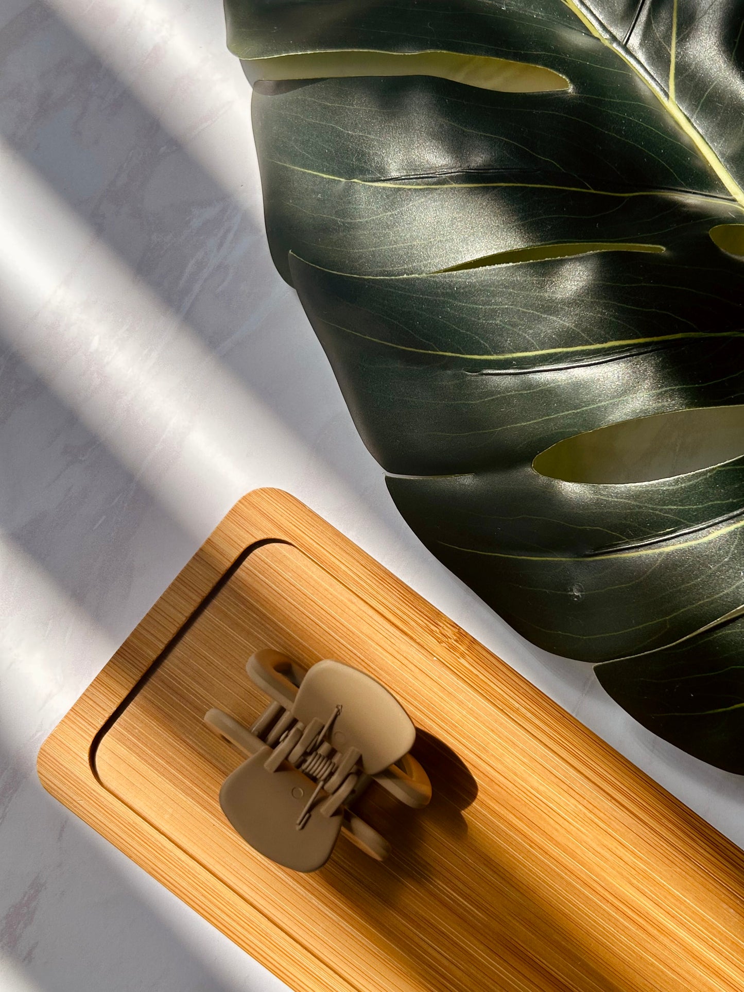 Maple Haze Matte Rectangular Claw Clip